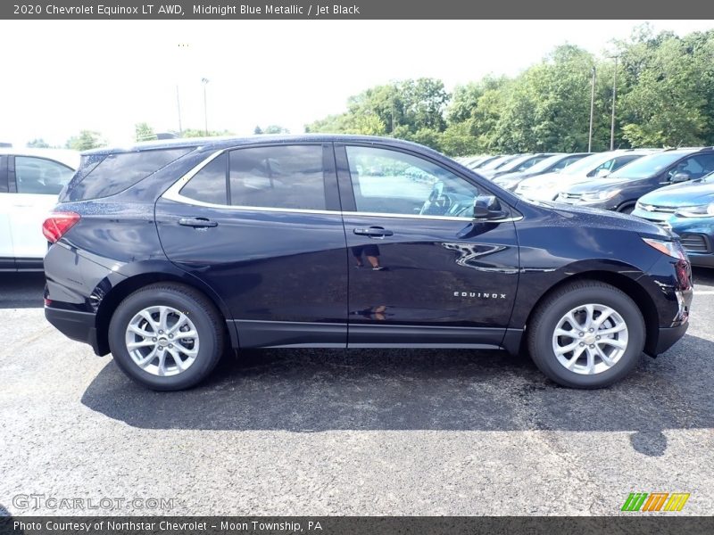 Midnight Blue Metallic / Jet Black 2020 Chevrolet Equinox LT AWD