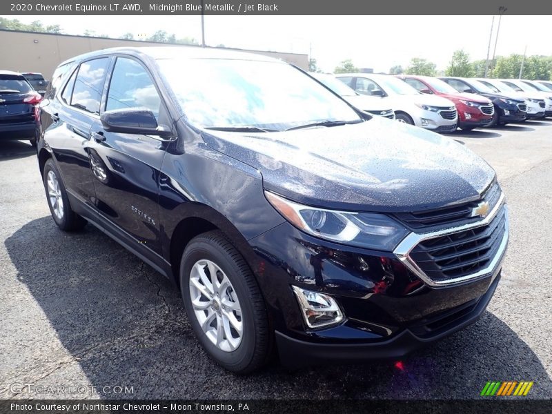 Midnight Blue Metallic / Jet Black 2020 Chevrolet Equinox LT AWD