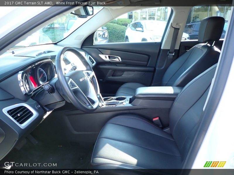 White Frost Tricoat / Jet Black 2017 GMC Terrain SLT AWD