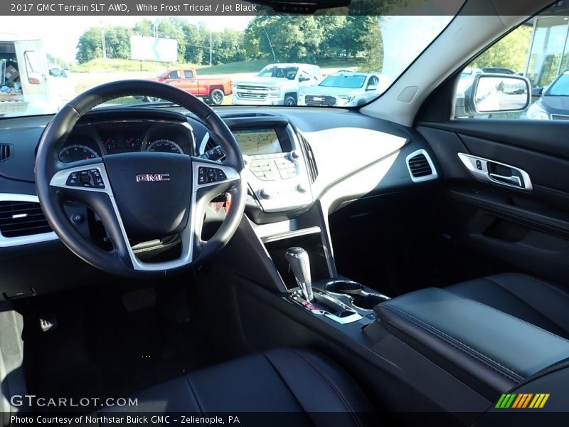 White Frost Tricoat / Jet Black 2017 GMC Terrain SLT AWD