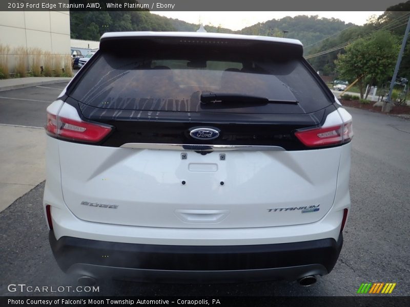 White Platinum / Ebony 2019 Ford Edge Titanium AWD
