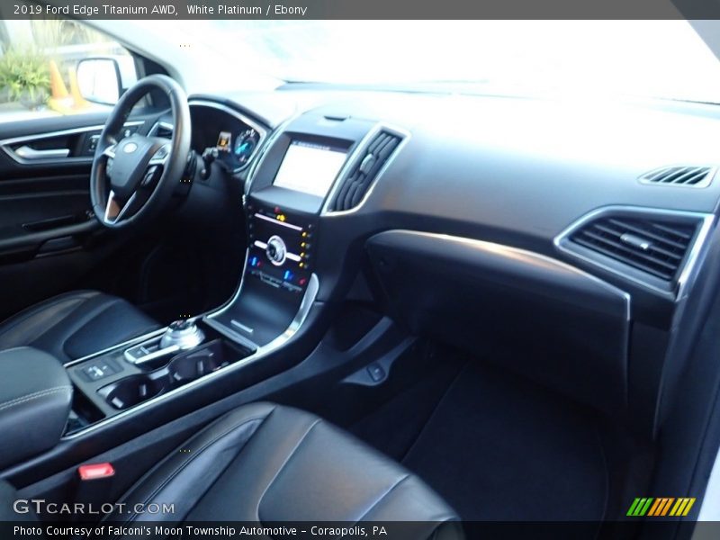 White Platinum / Ebony 2019 Ford Edge Titanium AWD