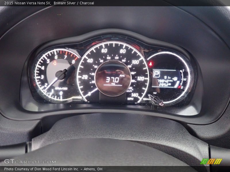 Brilliant Silver / Charcoal 2015 Nissan Versa Note SV
