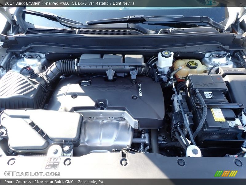 Galaxy Silver Metallic / Light Neutral 2017 Buick Envision Preferred AWD