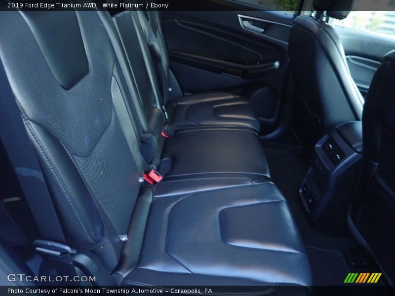 White Platinum / Ebony 2019 Ford Edge Titanium AWD