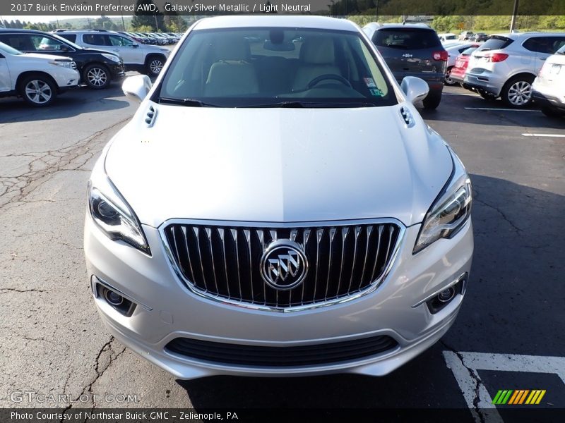 Galaxy Silver Metallic / Light Neutral 2017 Buick Envision Preferred AWD