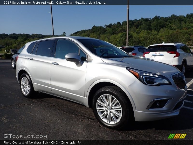Galaxy Silver Metallic / Light Neutral 2017 Buick Envision Preferred AWD
