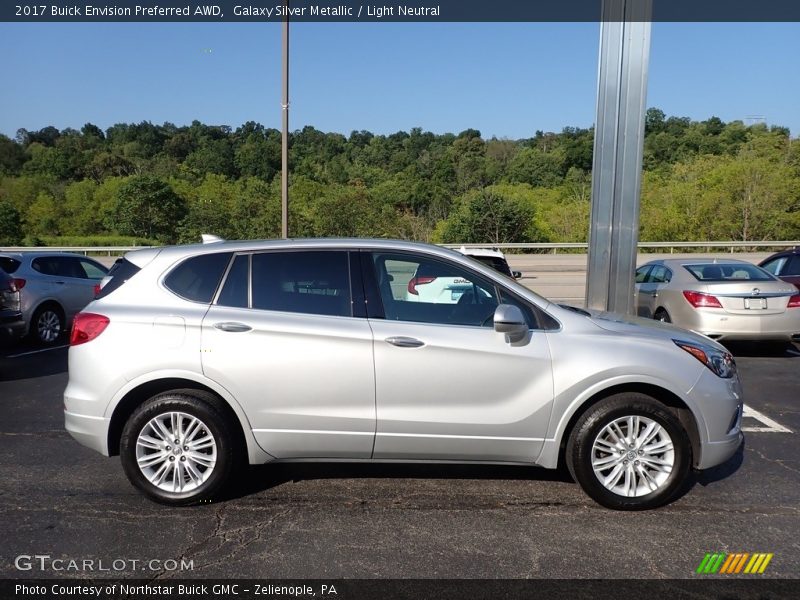 Galaxy Silver Metallic / Light Neutral 2017 Buick Envision Preferred AWD