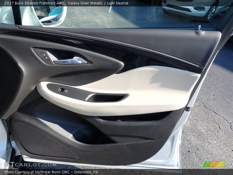 Galaxy Silver Metallic / Light Neutral 2017 Buick Envision Preferred AWD
