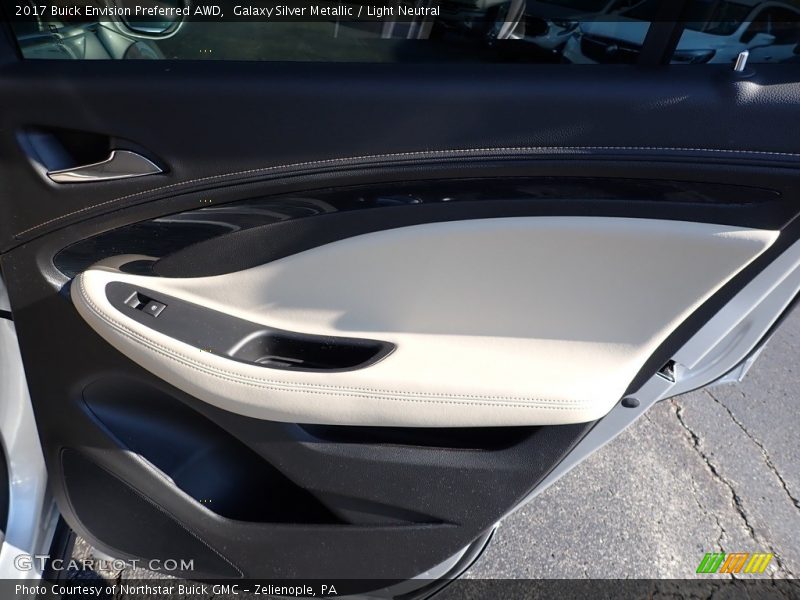 Galaxy Silver Metallic / Light Neutral 2017 Buick Envision Preferred AWD