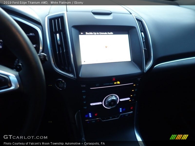 White Platinum / Ebony 2019 Ford Edge Titanium AWD