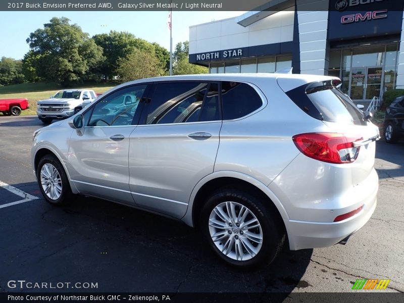 Galaxy Silver Metallic / Light Neutral 2017 Buick Envision Preferred AWD