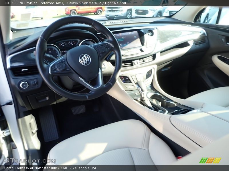 Galaxy Silver Metallic / Light Neutral 2017 Buick Envision Preferred AWD