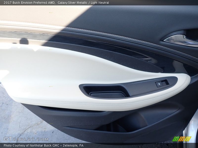 Galaxy Silver Metallic / Light Neutral 2017 Buick Envision Preferred AWD