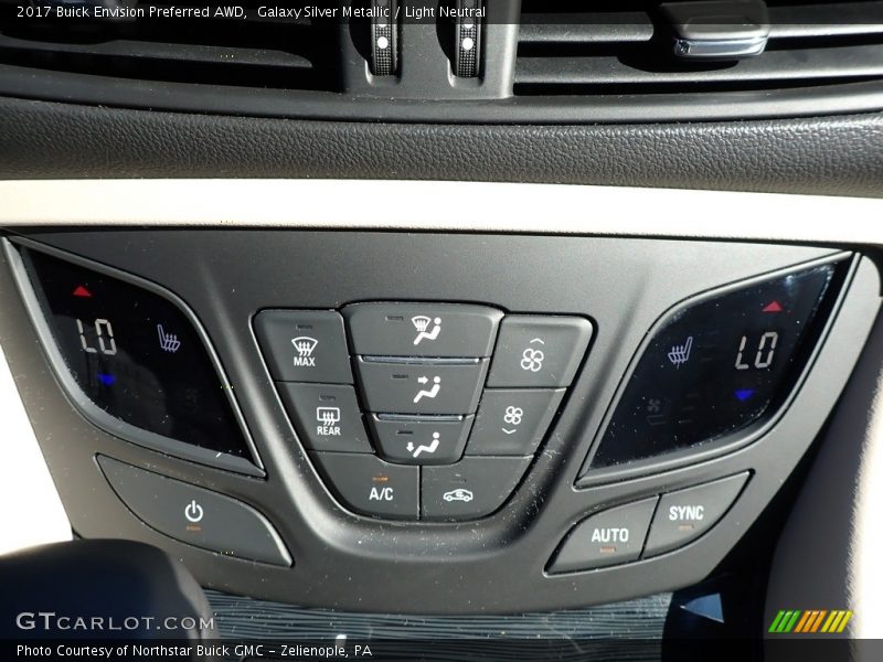 Galaxy Silver Metallic / Light Neutral 2017 Buick Envision Preferred AWD