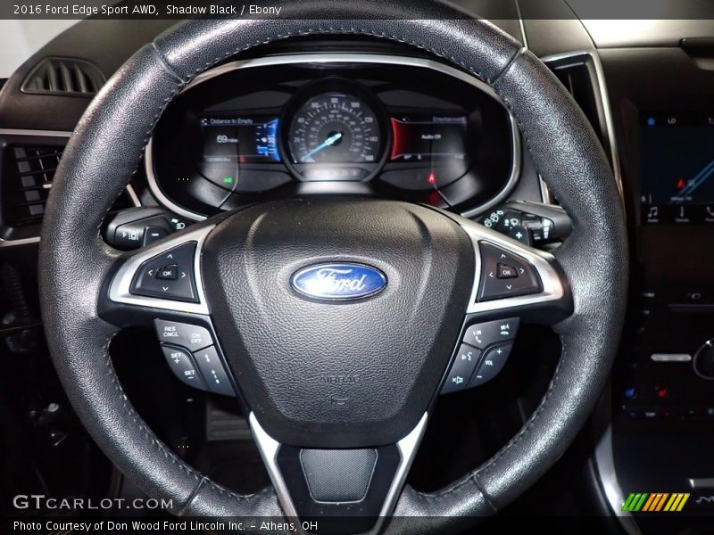 Shadow Black / Ebony 2016 Ford Edge Sport AWD