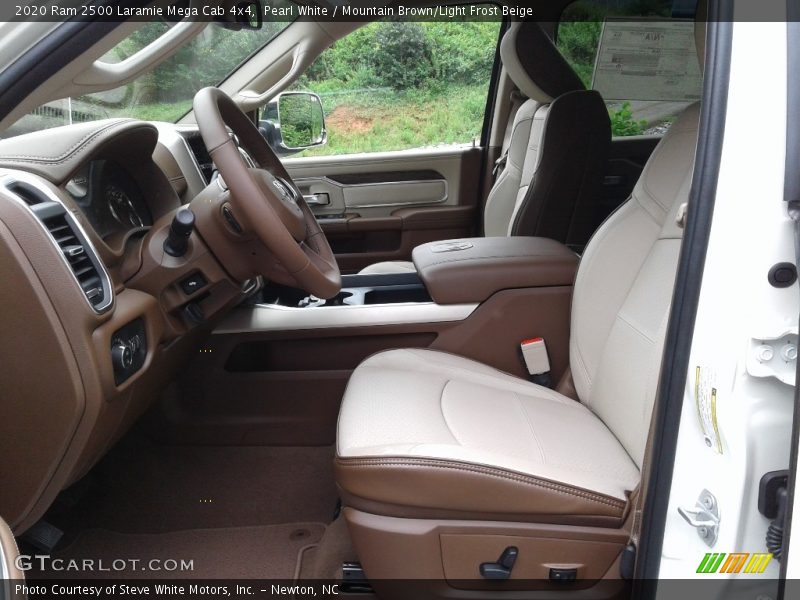 Front Seat of 2020 2500 Laramie Mega Cab 4x4