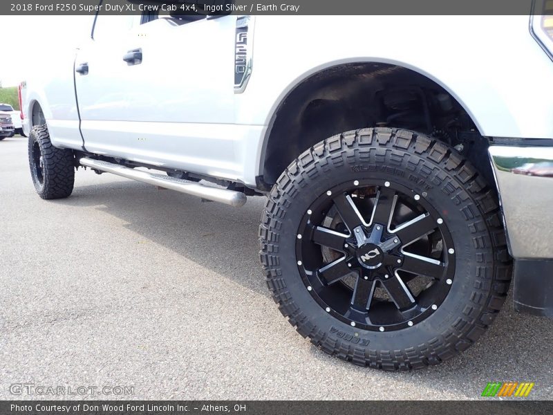 Ingot Silver / Earth Gray 2018 Ford F250 Super Duty XL Crew Cab 4x4