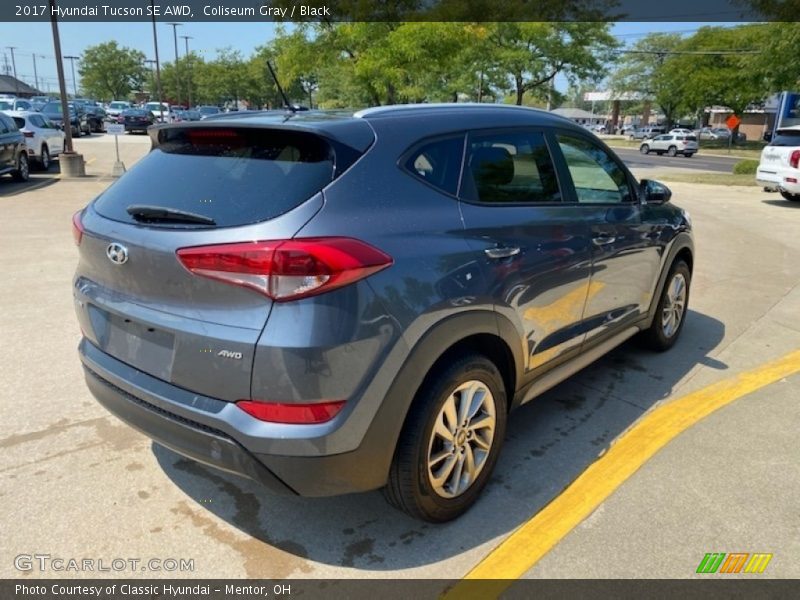 Coliseum Gray / Black 2017 Hyundai Tucson SE AWD