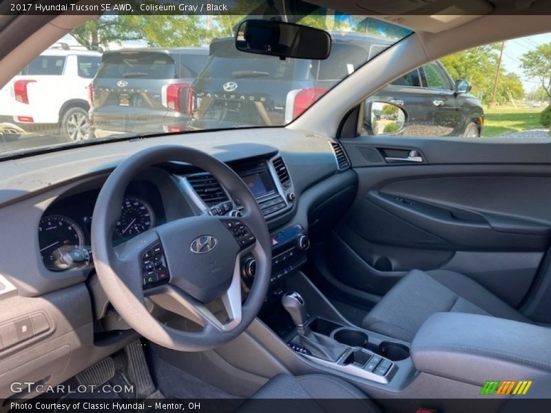 Coliseum Gray / Black 2017 Hyundai Tucson SE AWD