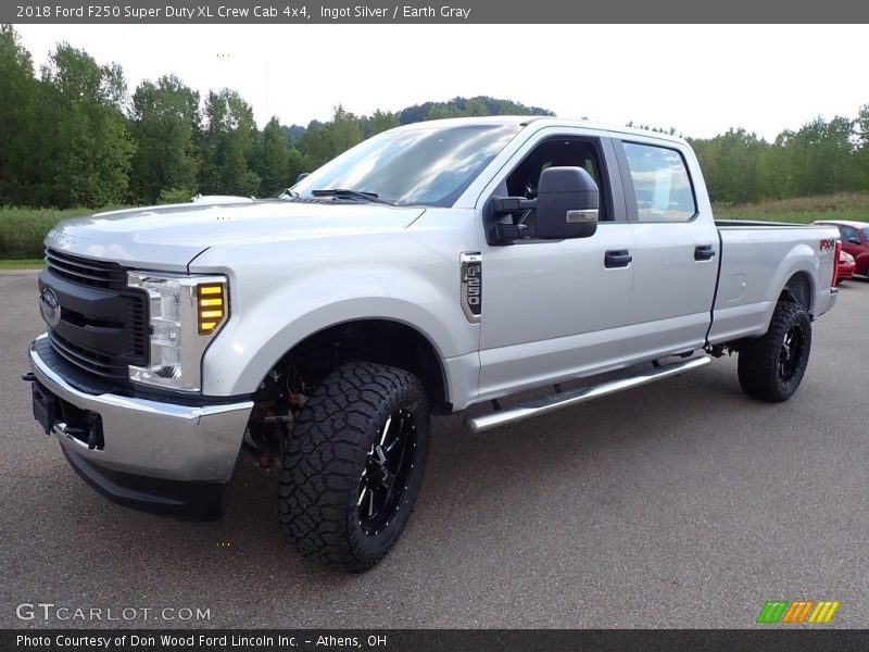 Ingot Silver / Earth Gray 2018 Ford F250 Super Duty XL Crew Cab 4x4