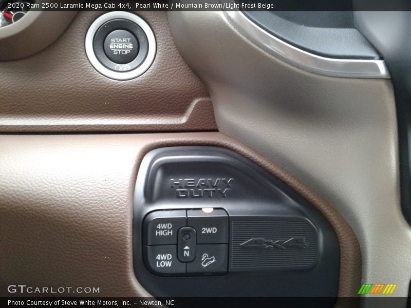 Controls of 2020 2500 Laramie Mega Cab 4x4