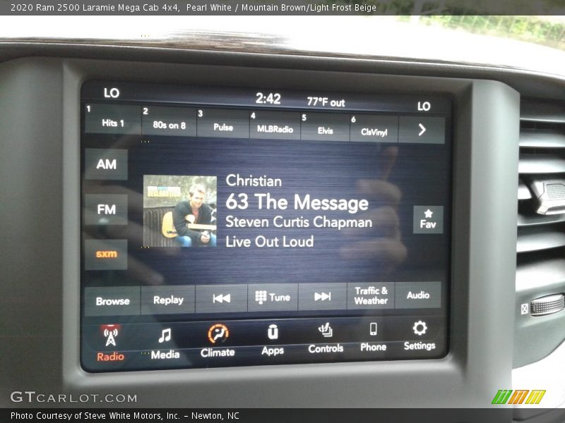 Audio System of 2020 2500 Laramie Mega Cab 4x4