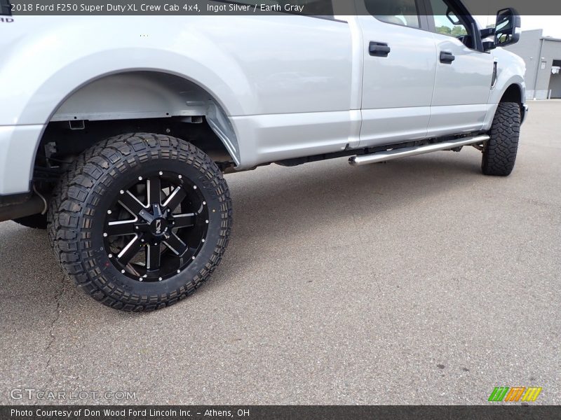 Ingot Silver / Earth Gray 2018 Ford F250 Super Duty XL Crew Cab 4x4