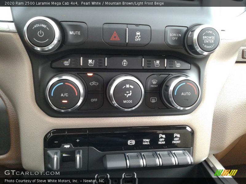 Controls of 2020 2500 Laramie Mega Cab 4x4