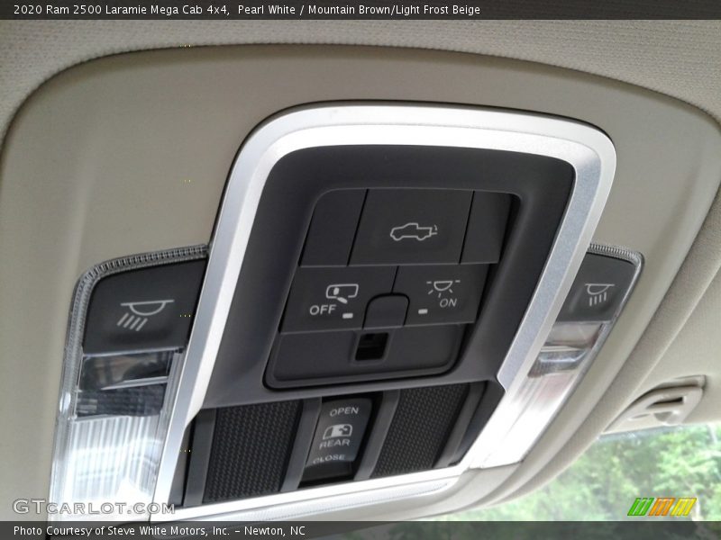 Pearl White / Mountain Brown/Light Frost Beige 2020 Ram 2500 Laramie Mega Cab 4x4