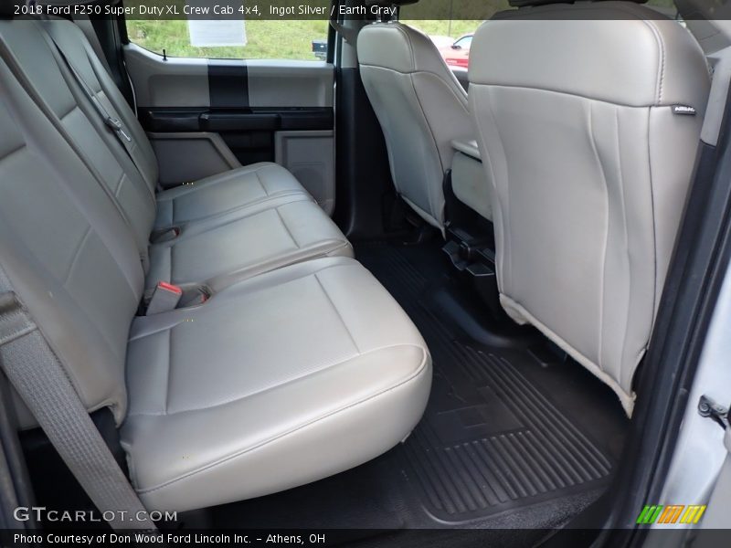 Ingot Silver / Earth Gray 2018 Ford F250 Super Duty XL Crew Cab 4x4