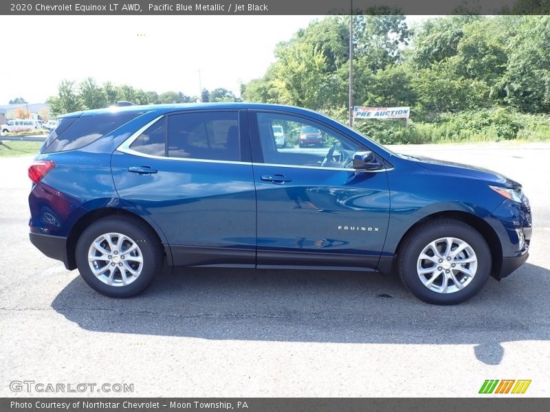 Pacific Blue Metallic / Jet Black 2020 Chevrolet Equinox LT AWD