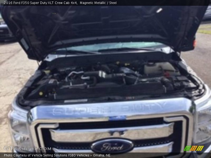 Magnetic Metallic / Steel 2016 Ford F350 Super Duty XLT Crew Cab 4x4