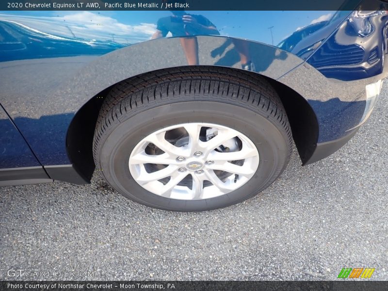 Pacific Blue Metallic / Jet Black 2020 Chevrolet Equinox LT AWD