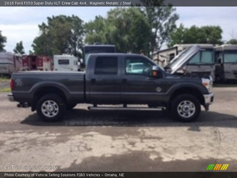 Magnetic Metallic / Steel 2016 Ford F350 Super Duty XLT Crew Cab 4x4