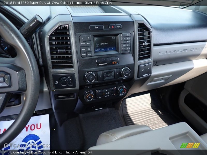 Ingot Silver / Earth Gray 2018 Ford F250 Super Duty XL Crew Cab 4x4