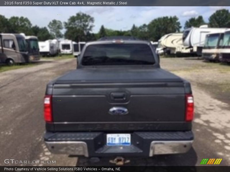 Magnetic Metallic / Steel 2016 Ford F350 Super Duty XLT Crew Cab 4x4