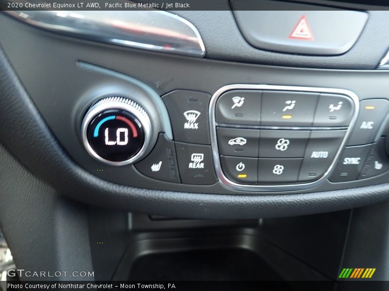 Pacific Blue Metallic / Jet Black 2020 Chevrolet Equinox LT AWD