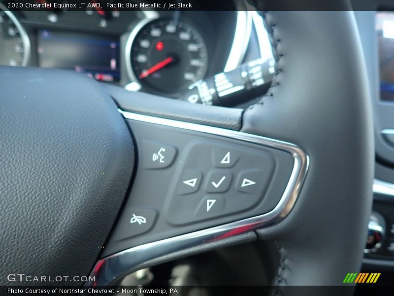 Pacific Blue Metallic / Jet Black 2020 Chevrolet Equinox LT AWD