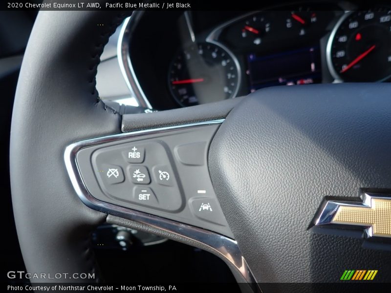Pacific Blue Metallic / Jet Black 2020 Chevrolet Equinox LT AWD