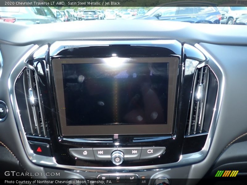 Satin Steel Metallic / Jet Black 2020 Chevrolet Traverse LT AWD