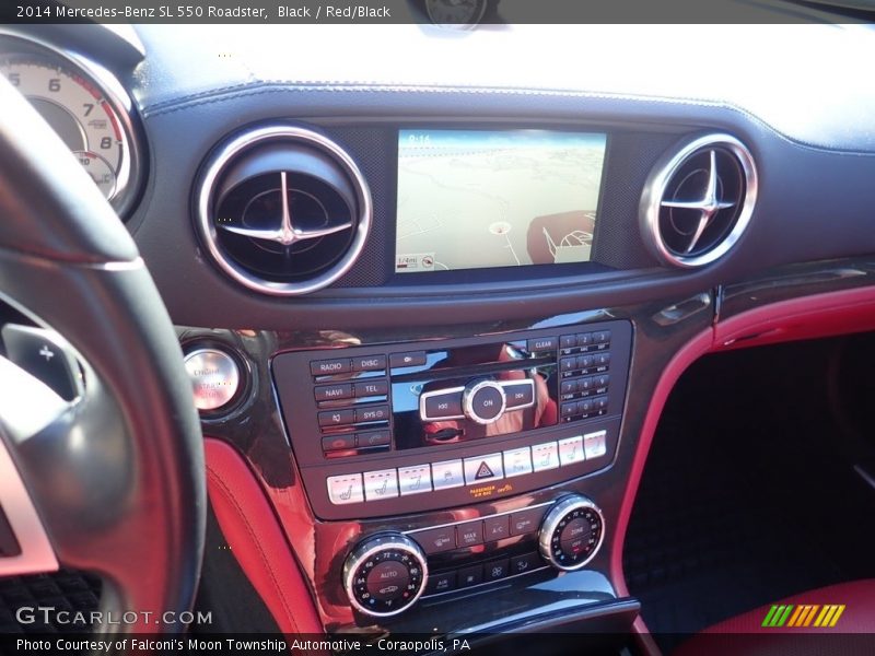 Black / Red/Black 2014 Mercedes-Benz SL 550 Roadster