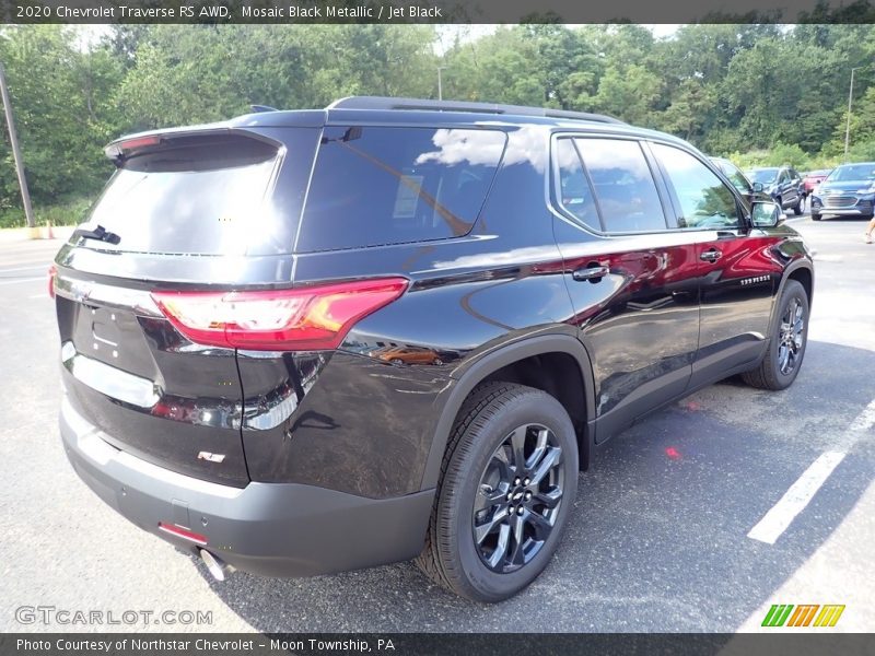Mosaic Black Metallic / Jet Black 2020 Chevrolet Traverse RS AWD