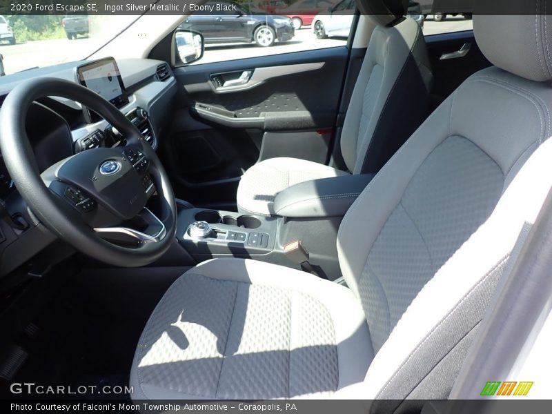Ingot Silver Metallic / Ebony Black 2020 Ford Escape SE