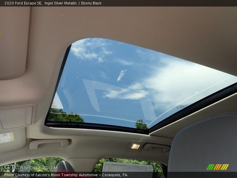 Ingot Silver Metallic / Ebony Black 2020 Ford Escape SE