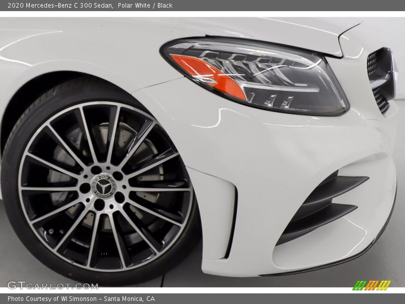 Polar White / Black 2020 Mercedes-Benz C 300 Sedan