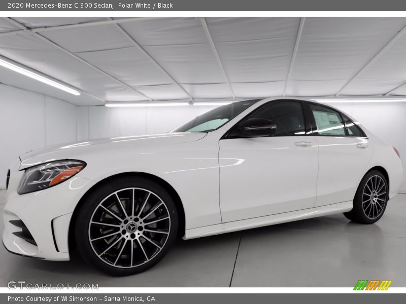 Polar White / Black 2020 Mercedes-Benz C 300 Sedan