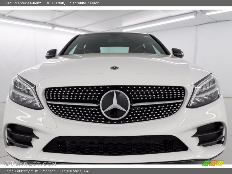 Polar White / Black 2020 Mercedes-Benz C 300 Sedan