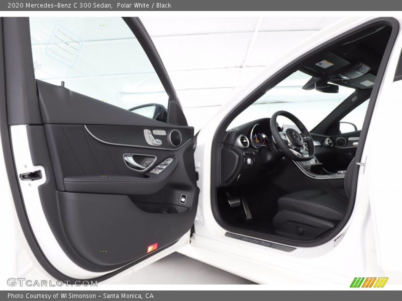 Polar White / Black 2020 Mercedes-Benz C 300 Sedan