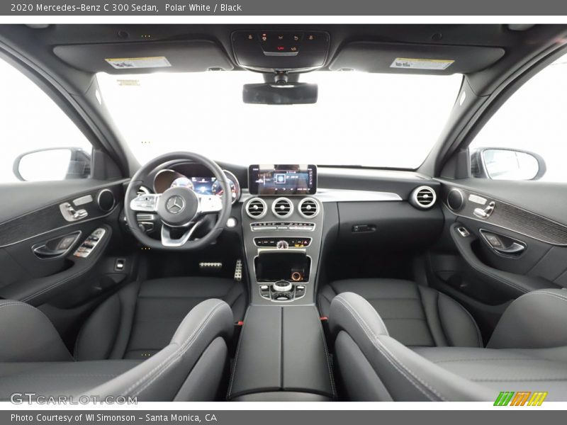Polar White / Black 2020 Mercedes-Benz C 300 Sedan